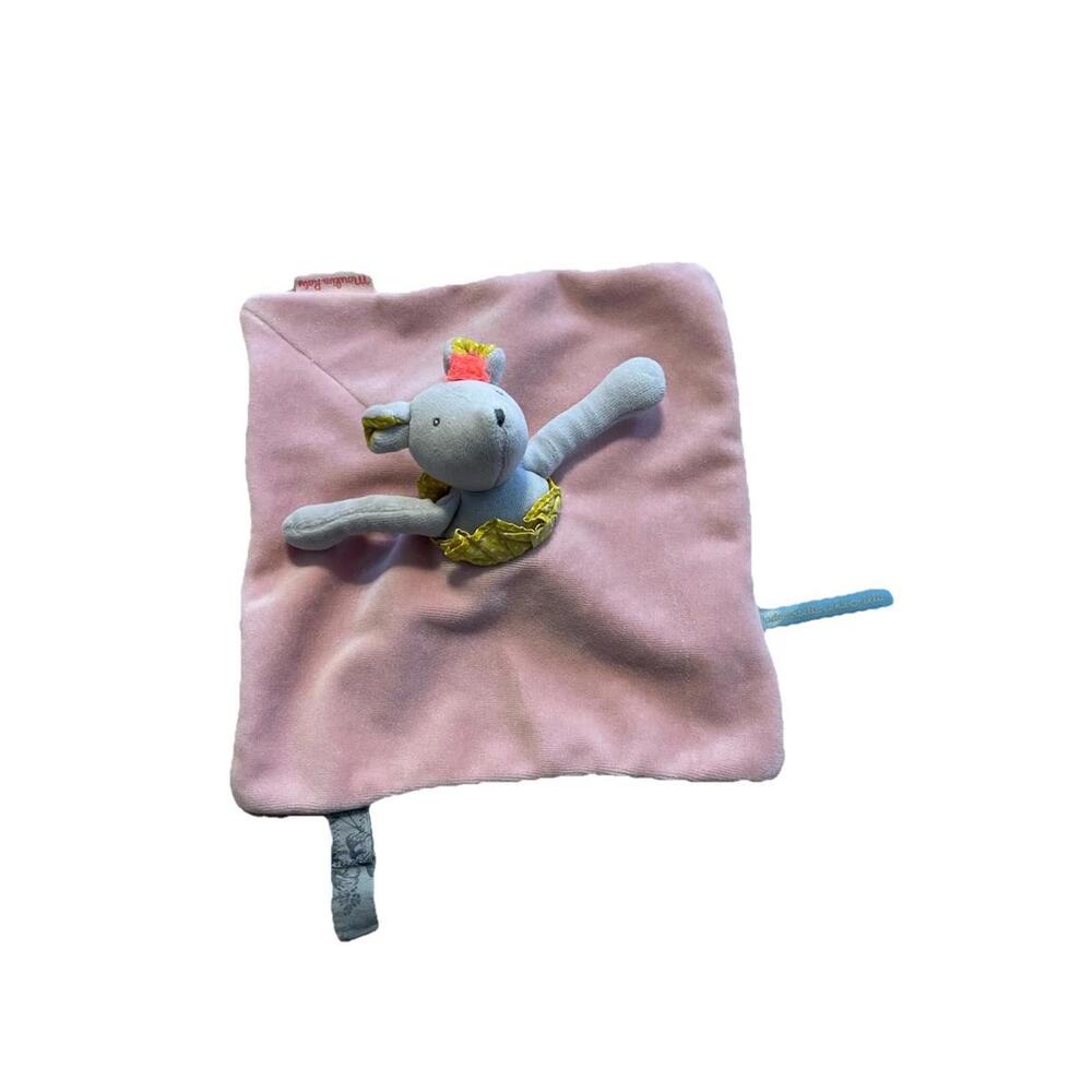 Moulin Roty Lovey Mouse‎ Security Blanket 9.5" Soft Comfort Blankie H94